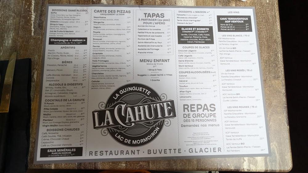 Restaurant la cahute - Menu Image 2